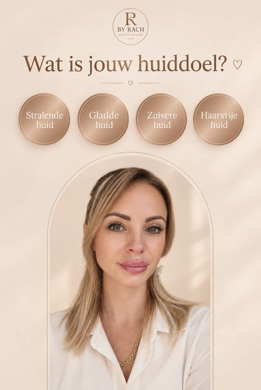 Wat is jouw huiddoel? Stralende huid, gladde huid, zuivere huid of haarvrije huid, met Rachel van By Rach